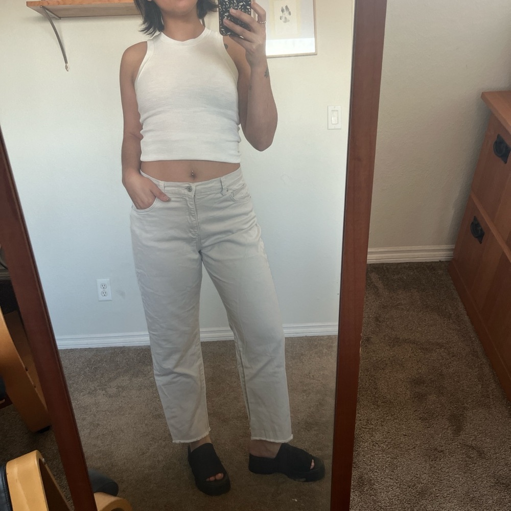 Beige Pants